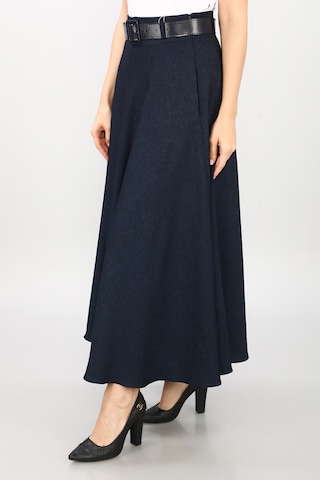 Soralline Kadın Etek Kışlık Kloş 779 Lacivert