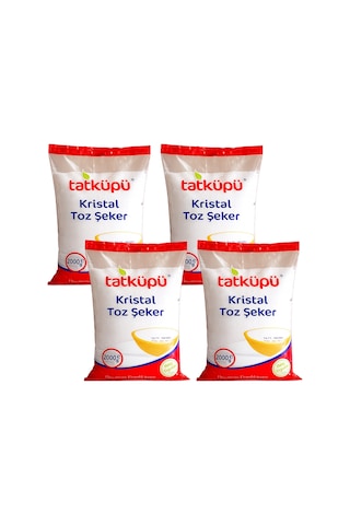 Tatküpü Toz Şeker 2 Kg X 4 Adet
