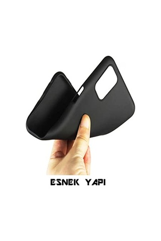 Kzy İletişim General Mobile Gm 20 Pro İle Uyumlu Kapak Mat Siyah Silikon Lux Kılıf Arka Kapak