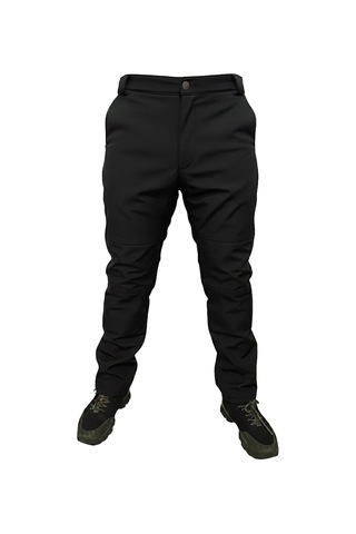 Mysia Outdoor Siyah Soft Shell Pantolon İçi Polarlı Siyah