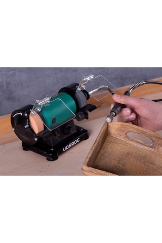 Vonroc Tezgah Spiralli Taş Motoru - 150W – 75Mm