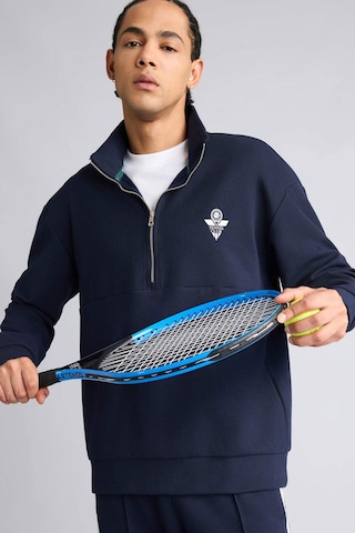 Defacto Boxy Fıt Dik Yaka Sporcu Sweatshirt F9372ax26spnv253 Lacivert-nv253