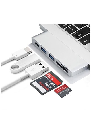 Type C Usb 3.1 Hub Kart Okuyucu Sd Microsd Usb 3.0 Çevirici