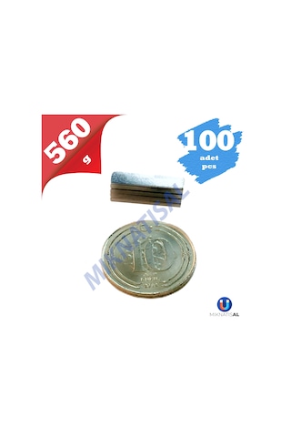 15X3,5X1,4Mm Neodyum Mıknatıs 100 Adet