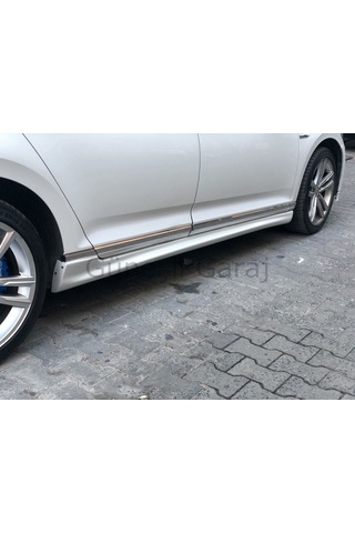 Passat B8 2014 - Sonrası Uyumlu Yan Marşpiyel Plastik