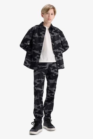 Defacto Erkek Çocuk Jogger Fit Kamuflaj Desenli Gabardin Pantolon F1175a825augr164 Gri