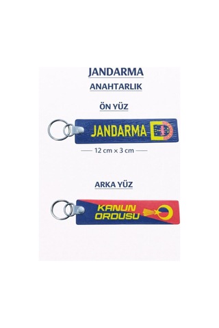 Pvc Anahtarlık Dayanıklı, Esnek Ve Uzun Ömürlü Tasarım 12 X 3 Cm Çok Renkli - 840169551 Çok Renkli
