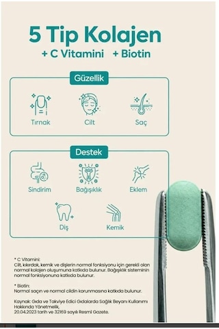 Doctamin İcollagen Kolajen Ve Prebiyotik Tablet 1500 Mg 60 Tablet 2 Adet