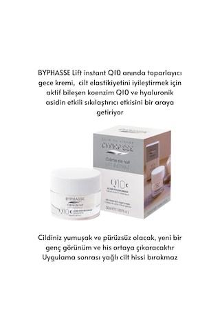 Byphasse Koenzim Q10 Hyaluronik Asit İçerikli Yaşlanma Karşıtı Gece Kremi 50 ML