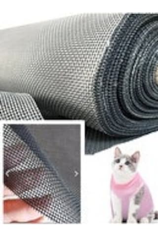 Kamataş Menteşeli Pencere Kedi Sinekliği Yırtılmaz Telli (Pet Tül) Sineklik Beyaz, 70x130 İstenilen ölçüde