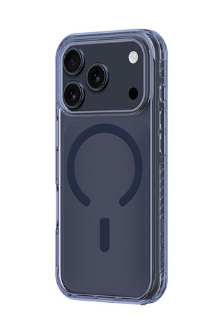 Apple Uyumlu iPhone 17 Pro Kılıf M-safe Şarj Özellikli Airbag Amazingthing Titan Pro Serisi Kapak Mavi Mavi