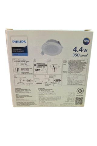 Phılıps 4,4w Led Spot 4000k Beyaz Işık Beyaz İle Sarı Işık Arası 350lümen Delik Çap 75-85mm 4lü Paket