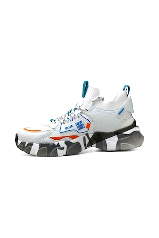 Guja 24y568 Trend Deri Erkek Sneaker Beyaz