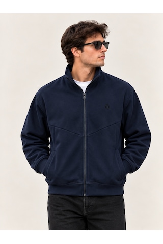 Vigoss Hakim Yaka Ferm. Erkek Sweatshırt 63259-30112 Lacivert