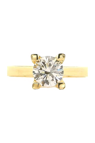 Cigold Tektaş Yüzük 14 Ayar Altın 1.50 Gr Oa-k21501029228 Renkli