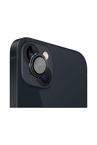 Safeus Safir Temperli Kamera Lens Koruyucu Apple Uyumlu iPhone 13 Ve Mini İle Siyah