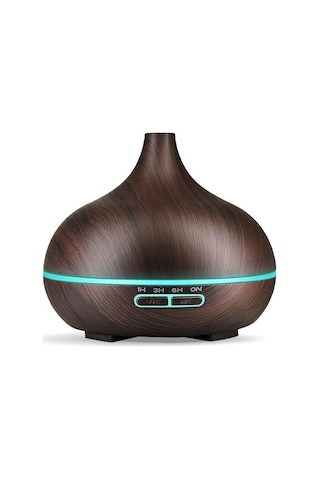 Hava Nemlendirici Buhar Makinesi ve Aroma Terapi Cihazı Led Işıklı Koyu SL-168