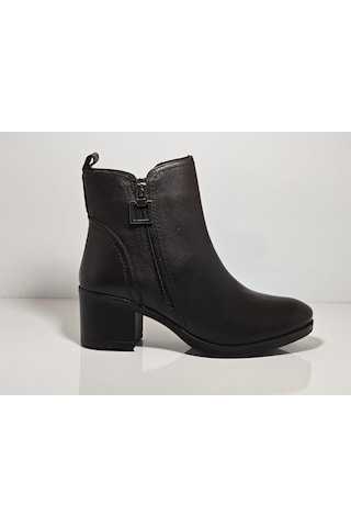 Castle Black Castleblack 92163-1 Kahve Kadın Kışlık Deri Bot Kahve