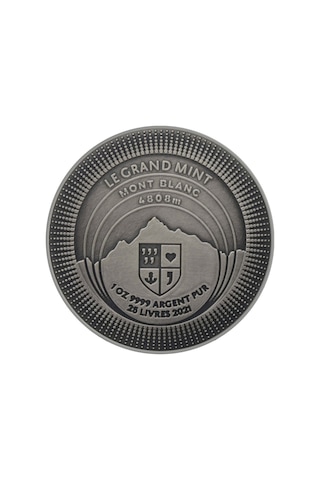 AgaKulche Mont Blanc Dark 2021 Gümüş Sikke Coin