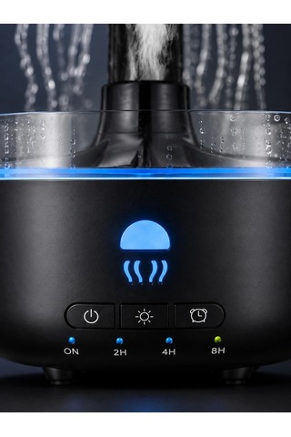 Mey İthalat Rgb Işıklı Denizanası Hava Nemlendirici Ultrasonik Buhar Makinesi 2h 4h 8h Zamanlayıcıl