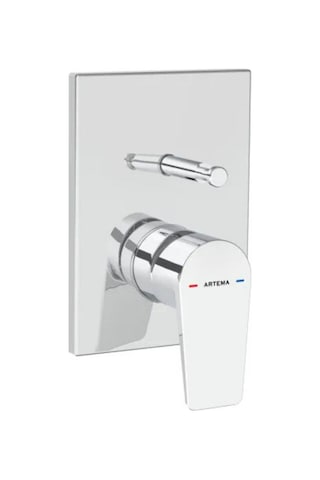 Artema Flow Square Ankastre Banyo Bataryası Sıva Üstü A43208 Krom