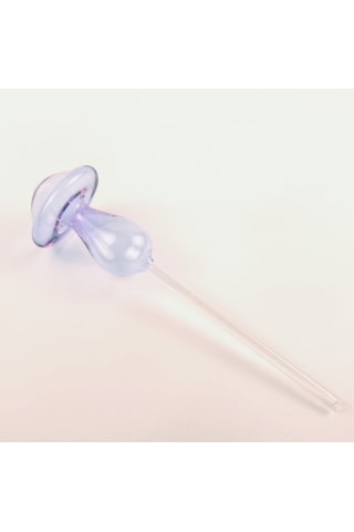 Sones Mantar Şekli Ev Bitkileri Çiçekler Su Besleyici Otomatik Kendiliğinden Sulama Şeffaf Cam Cihazlar Mor