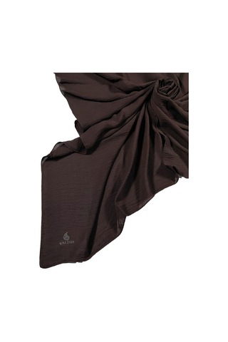 Mim Eşarp Mısırlı Eşarpları Aerobin Jazz Caz Eşarp 140x140 Cm Kahve