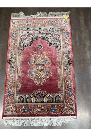 Foneks Mehra İpek-01 Bordo Halı