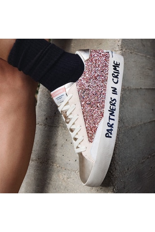 Sneaker Günlük Kadın 20008pp7.26 Crime London Dıstressed 26/c08xl Platinium Platinium