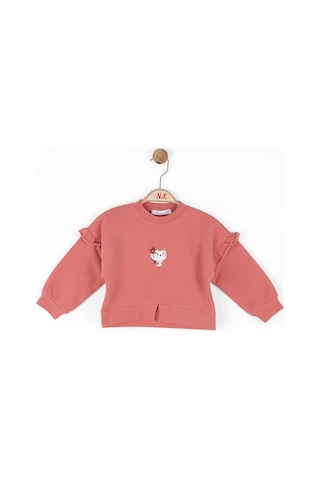 Nk Kids Kız Çocuk Sweatshirt 37622 Mercan