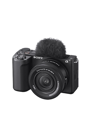 Sony ZV-E10 Gövde + 16-50 MM Motorlu Zum Lens Vlog Kamerası