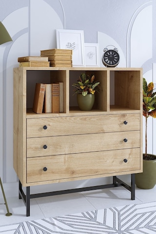 Decormet Carla Şifonyer Safir Meşe Diğer