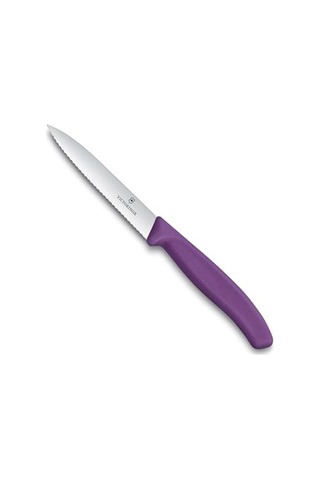 Victorinox 6.7735.c1 Swiss Classic 10cm Tırtıklı Soyma Bıçağı, Mor Diğer