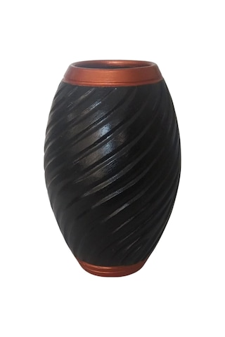Dekoratif El Yapımı Modern Seramik Vazo 28 Cm