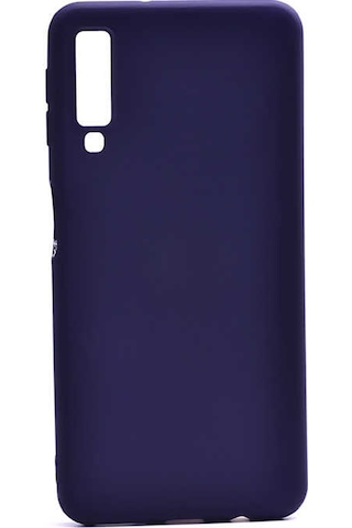 Samsung Uyumlu Galaxy A7 2018 Kılıf Zore Premier Silikon Kapak Lacivert
