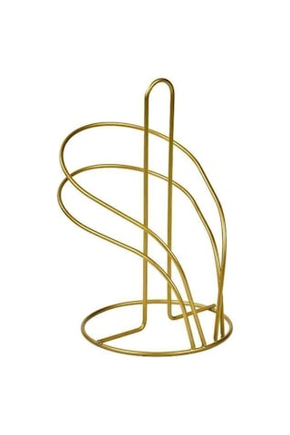 Edora Home Gold Kuğu Kağıt Rulo Havluluk, Dik Dekoratif Havlu Peçetelik - Metal Paslanmaz Gold