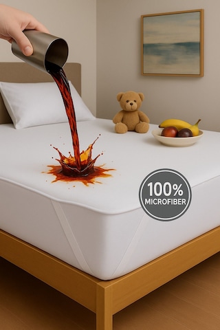 Formeya Pamukkale Alez Mikro Lastikli Su Sıvı Geçirmez Yatak Koruyucu  TekKişilik  Alez