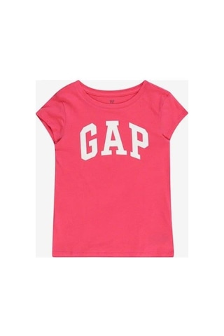 Gap V-hs Ss Value Logo Tee Kız Çocuk T-shirt 460525005 313351499-26484 Pembe