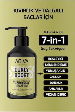 Curly Boost Besleyici Şampuan-250ml