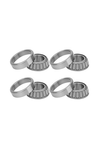 Jeehugo 32005 2007105e Tek Sütunlu Konik Rulman Seti, Yüksek Hızlı Dönüş, Otomobil Mekanik Dişliler İçin Çelik Malzeme 4 Adet