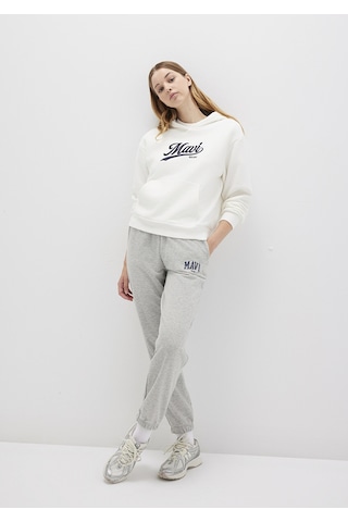 Mavi - Mavi Logo Baskılı Gri Eşofman Altı 1010757-82816 Gri