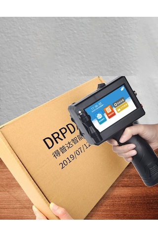Qprint El Tipi Yazıcı Tarih Barkod Basma Kodlama Makinesi