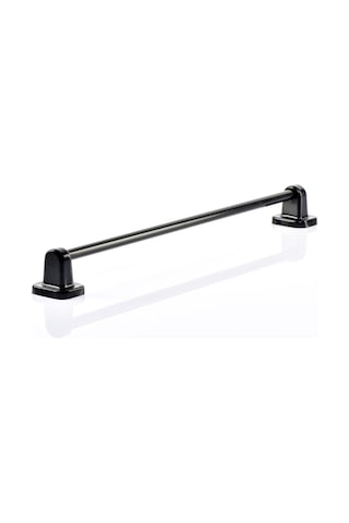 Paslanmaz Uzun Havluluk Havlu Askısı Askılık Havluluk Siyah