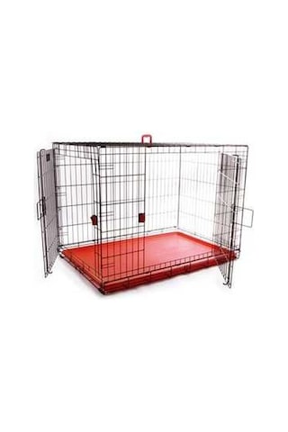 M-Pets İki Kapılı Tel Köpek Kafesi 91.5 x 58.5 x 63.5 CM