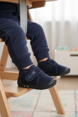 Ayakmod Lacivert Süet Cırtlı Bebek Panduf Ba&ba 058989 B Lacivert