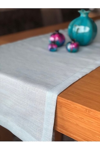 Valerium Simli Nil Yeşili Runner 40x150cm Nil Yeşili