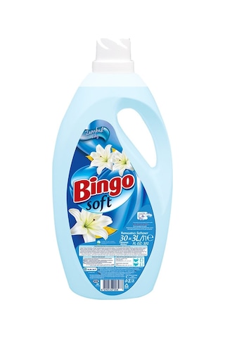 Bingo Soft Çamaşır Yumuşatıcısı 3 Lt Lavanta Ve Zambak 2 Li Set 2'li Set