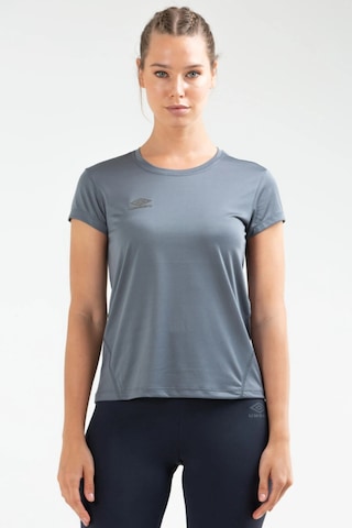 Umbro Vf-0075 Olet Kadın Gri T-shirt Siyah