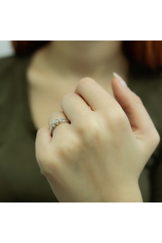 Lova 0,23 Karat Pırlanta Tria Yüzük - 1020212