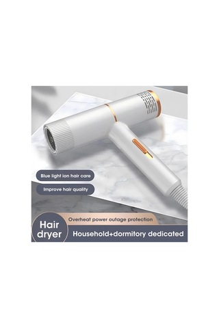 2024 Yeni Profesyonel Saç Kurutma Makinesi Yüksek Güç Kızılötesi Anyon Çekiç Güçlü Soğuk White